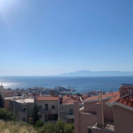 Apartamento Breathtaking Sea View Kavala Exterior foto