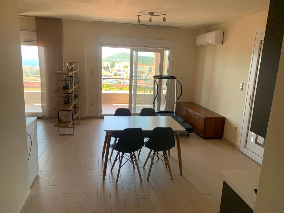 Apartamento Breathtaking Sea View Kavala Exterior foto