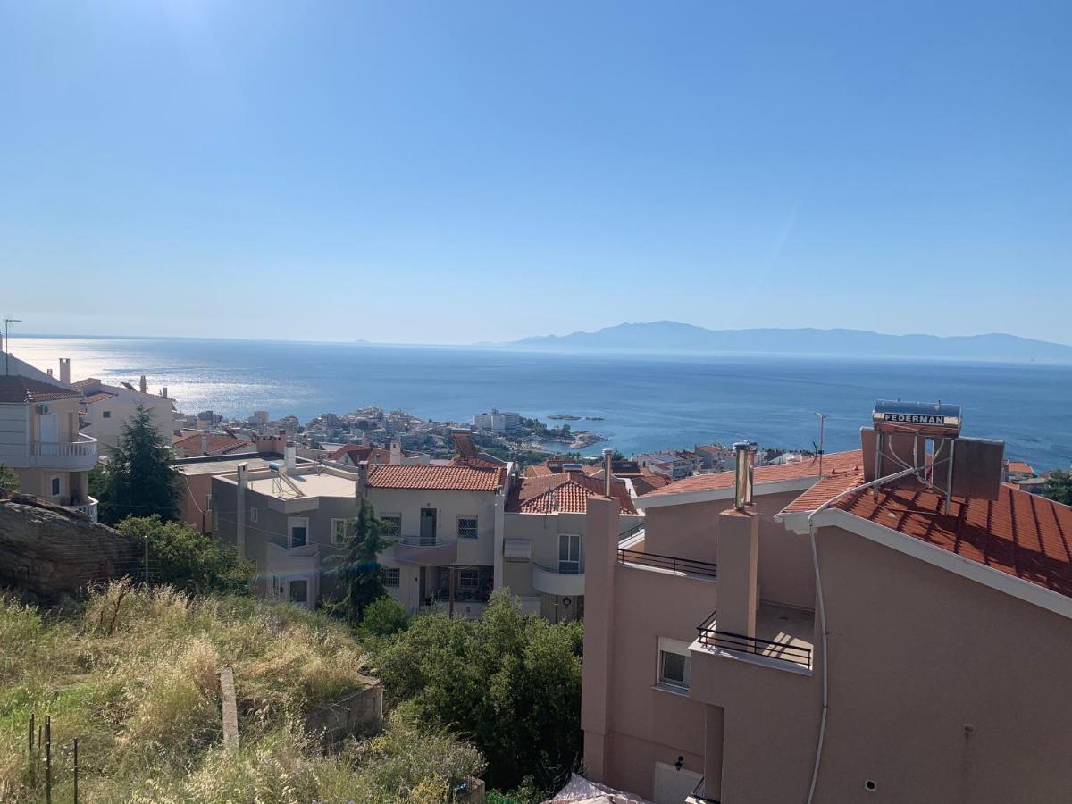 Apartamento Breathtaking Sea View Kavala Exterior foto