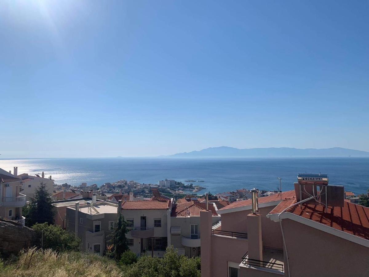Apartamento Breathtaking Sea View Kavala Exterior foto