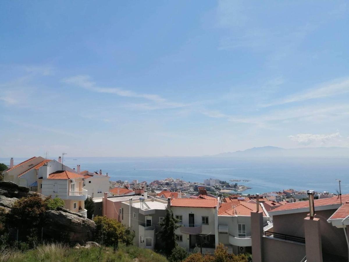 Apartamento Breathtaking Sea View Kavala Exterior foto